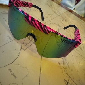 Viper Pink Zebra Sunglasses